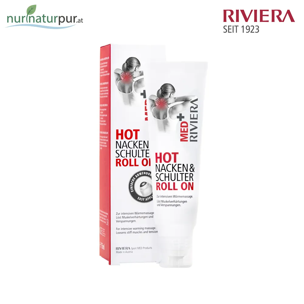Riviera MED+ HOT Nacken & Schulter Roll On 75 ml