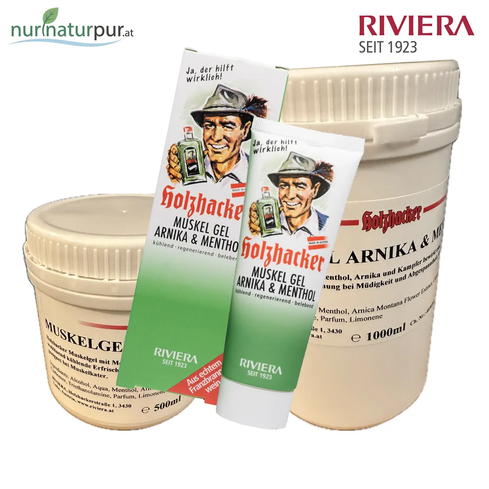 Holzhacker Muskel Gel Arnika & Menthol