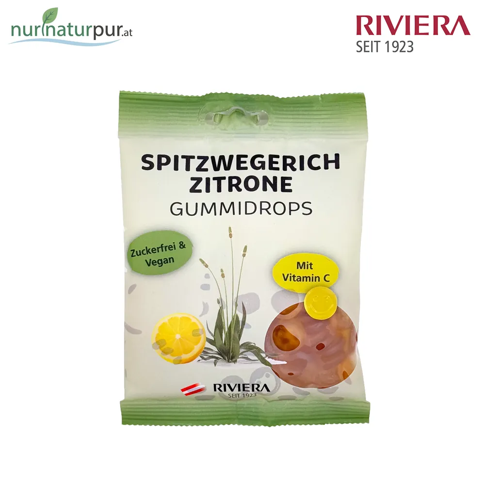 Gummidrops Spitzwegerich Zitrone