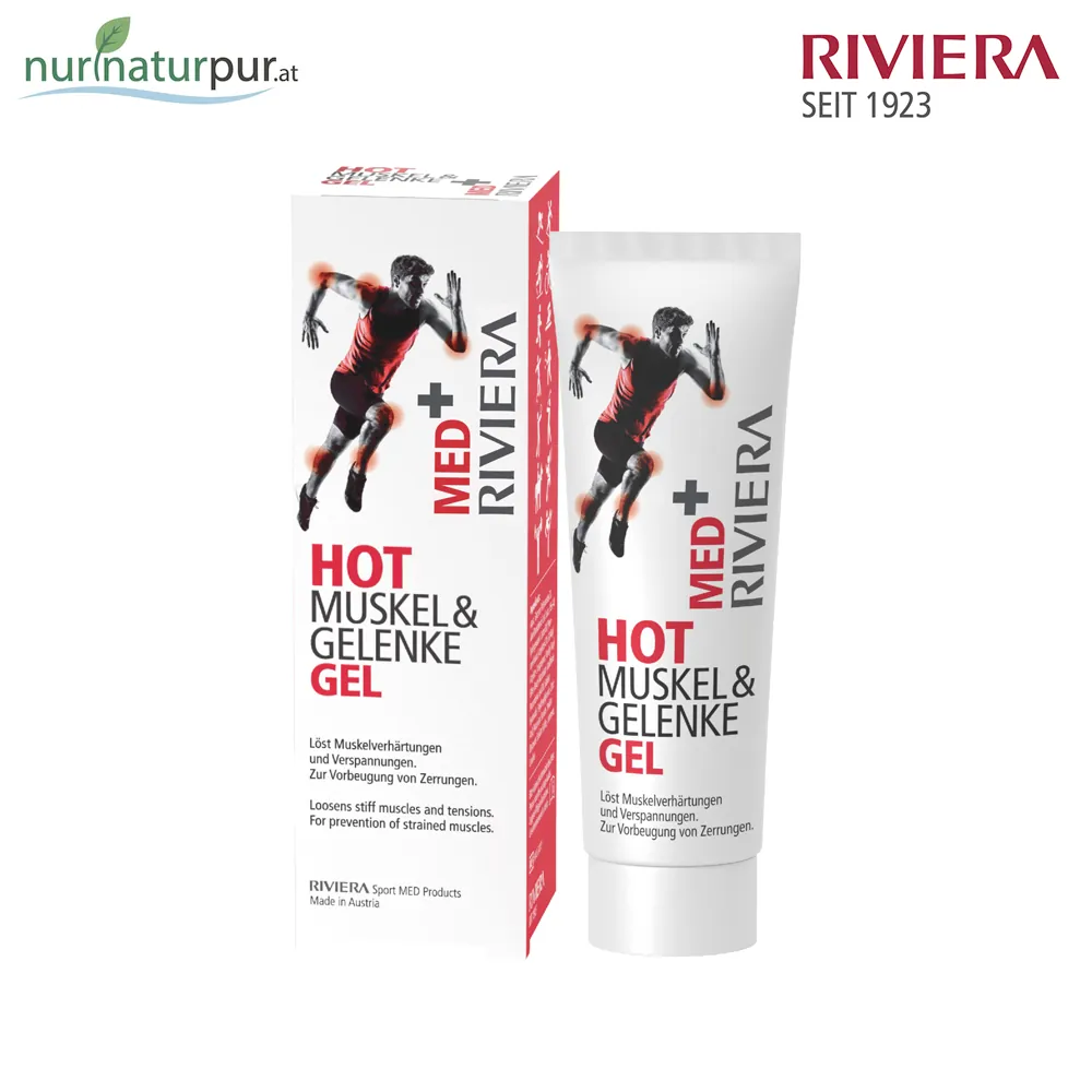 Riviera MED+ HOT Muskel & Gelenke Gel 75 ml