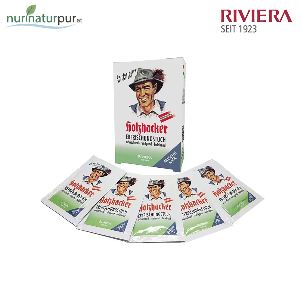 Holzhacker Erfrischungstuch 5er Pack